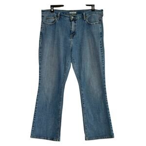 Levis strauss 515  blue boot cut flare mid rise jeans pants size 16